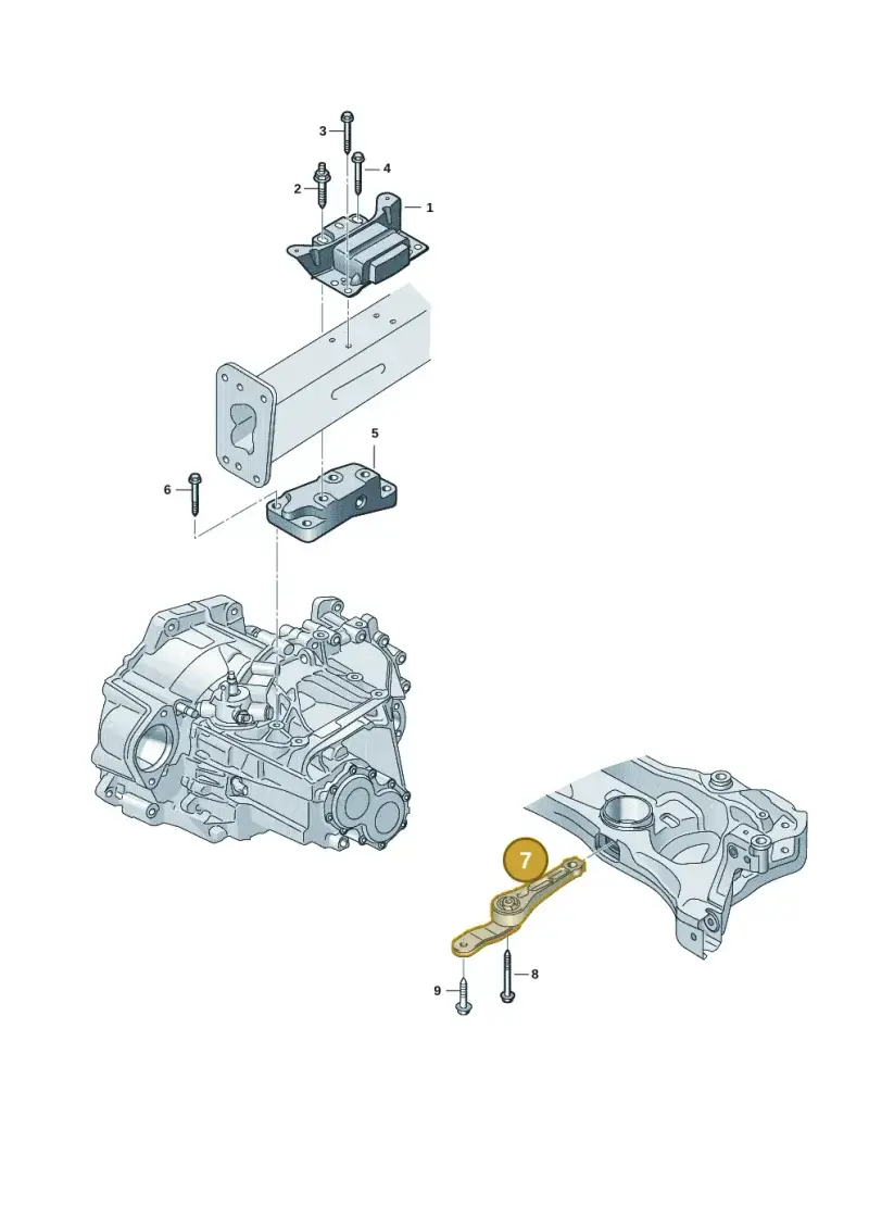 5Q0199855N — Volkswagen Caddy Maxi Kombi (2020-2024) diagram 2ka199300, position 7
