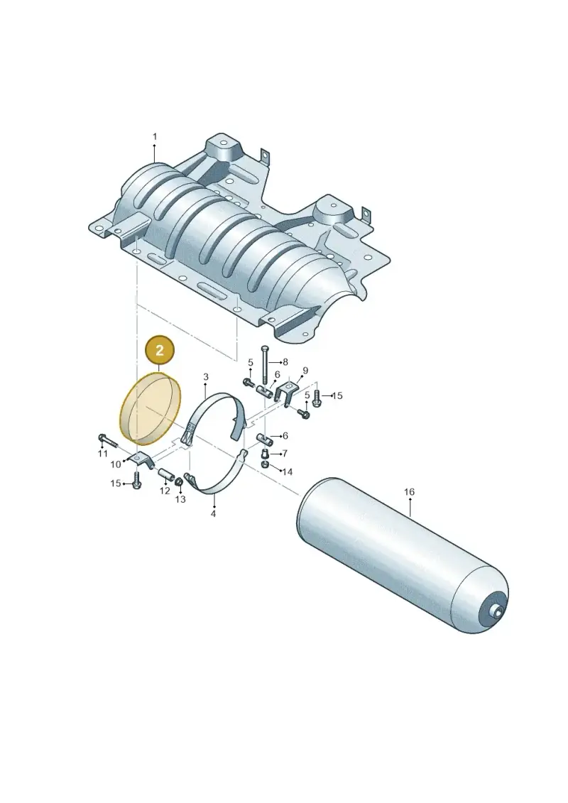 5Q0201300E — Volkswagen Polo 1.0 BlueMotion (2017-2024) diagram 837201012, position 2