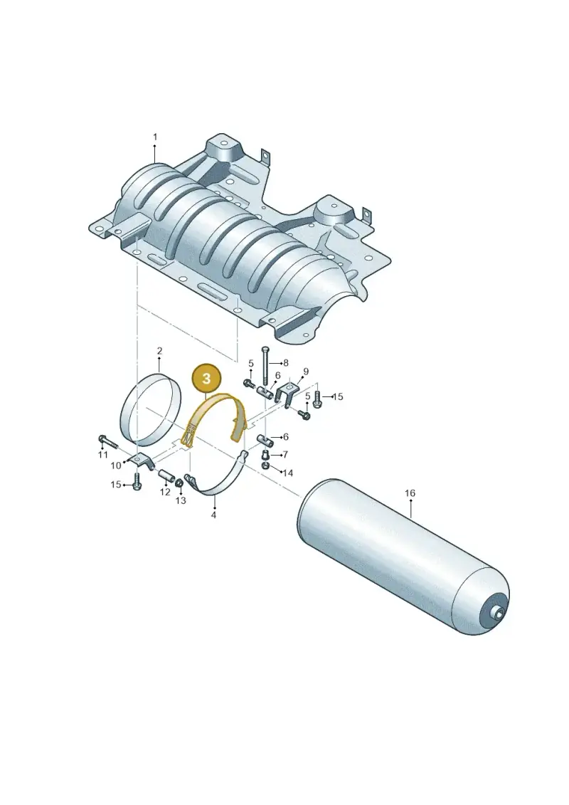 5Q0201655K — Volkswagen Polo 1.0 BlueMotion (2017-2024) diagram 837201012, position 3