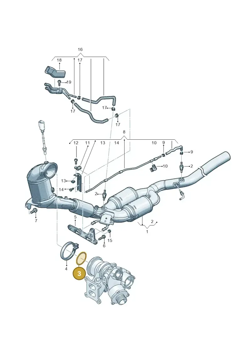 5Q0253115C — Volkswagen Passat estate (2023-) diagram 3j0253222, position 3