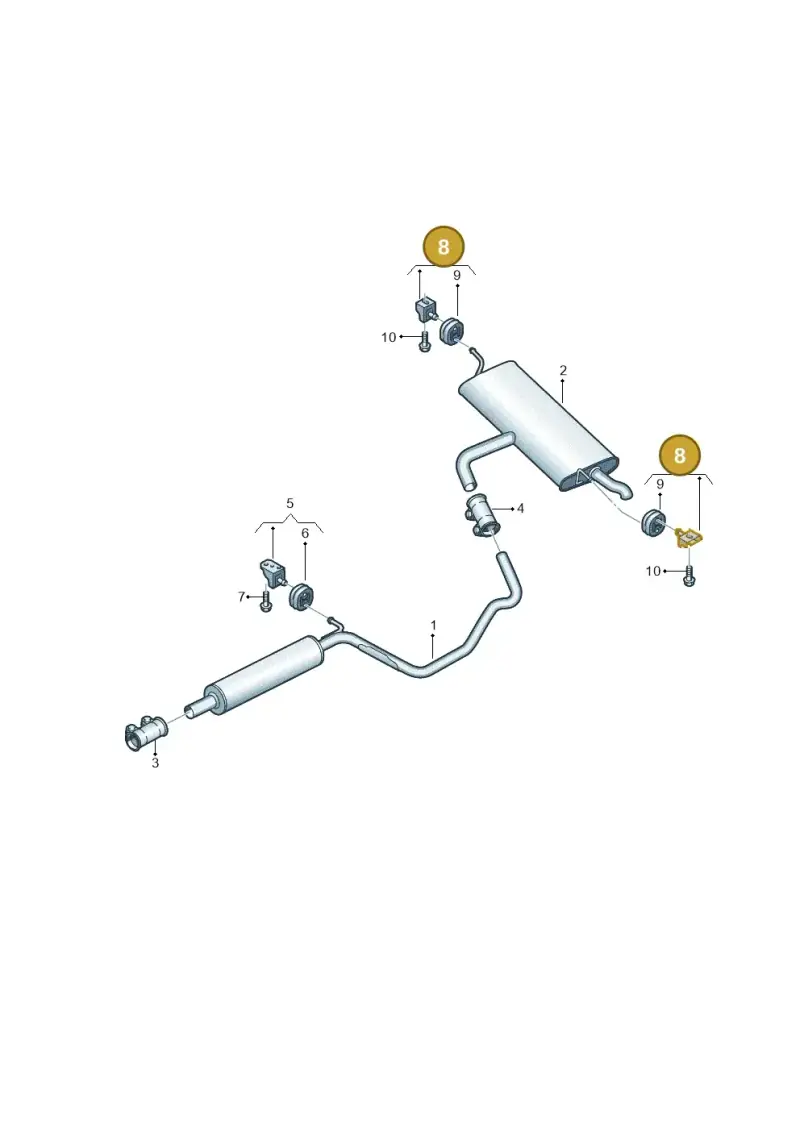 5Q0253144D — Volkswagen Golf 2.0 BlueMotion (2019-2024) diagram 813254100, position 8