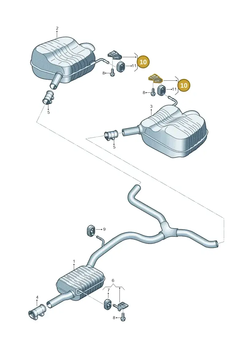 5Q0253144M — Volkswagen Passat estate (2023-) diagram 793253075, position 10
