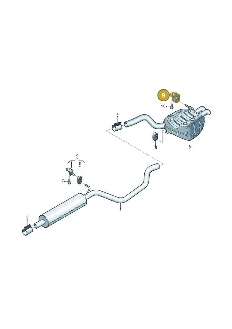 5Q0253144M — Volkswagen Golf 2.0 BlueMotion (2019-2024) diagram 827254250, position 9