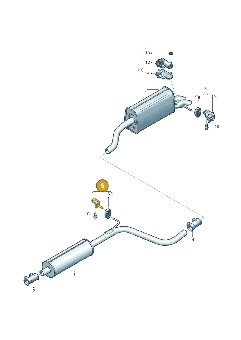 5Q0253144S — Volkswagen Taigo (2021-2024) diagram 592253840, position 5
