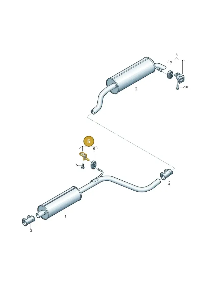 5Q0253144S — Volkswagen Taigo (2021-2024) diagram 837254100, position 5