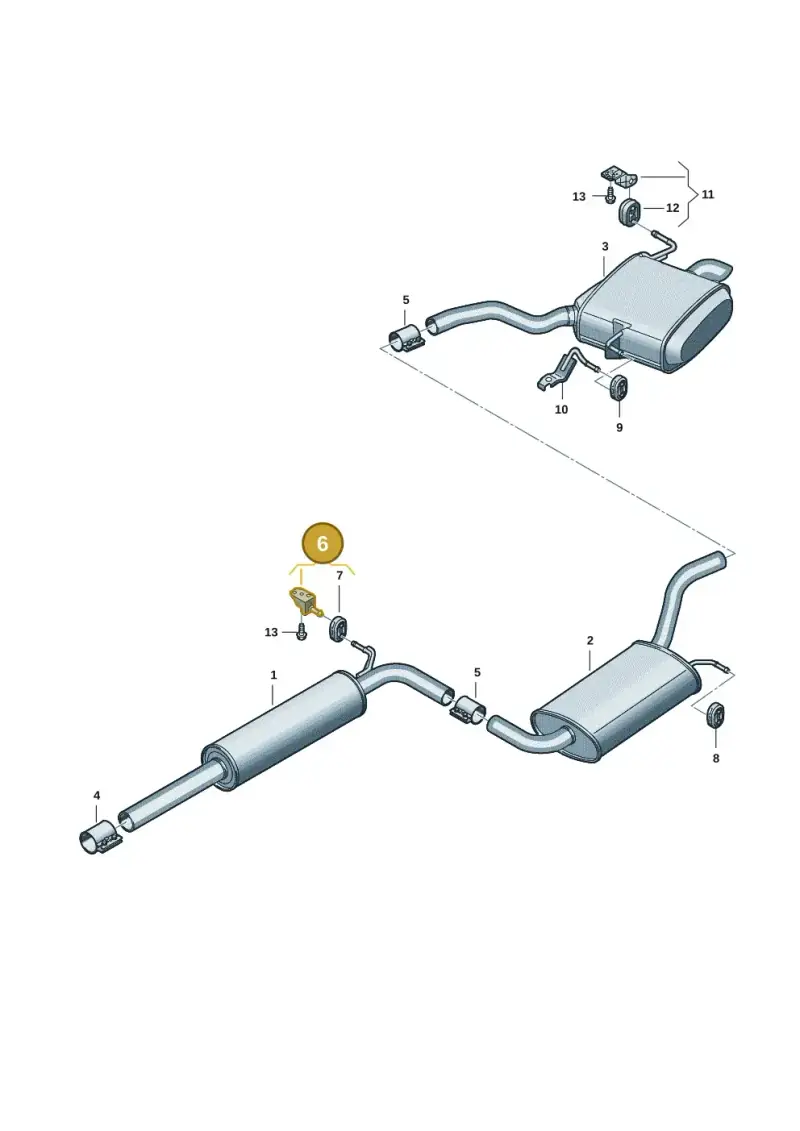 5Q0253144S — Volkswagen Passat estate (2023-) diagram 3j0253450, position 6