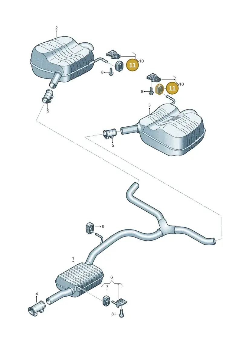5Q0253147 — Volkswagen Passat estate (2023-) diagram 793253075, position 11