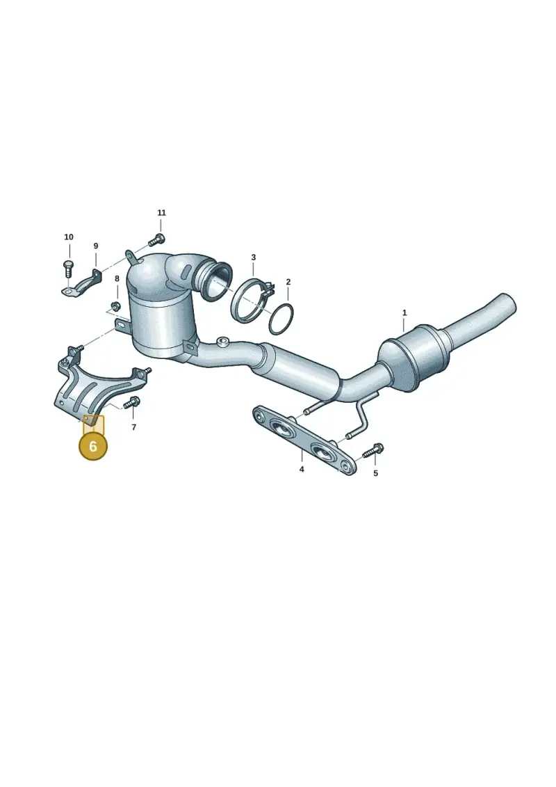 5Q0253249G — Volkswagen Taigo (2021-2024) diagram 2f0253200, position 6