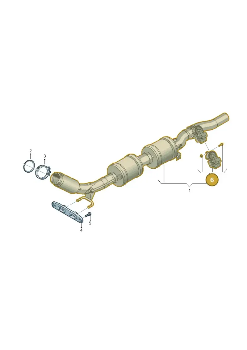 5Q0253692D — Volkswagen Golf 2.0 BlueMotion (2019-2024) diagram 2ga253061, position 6