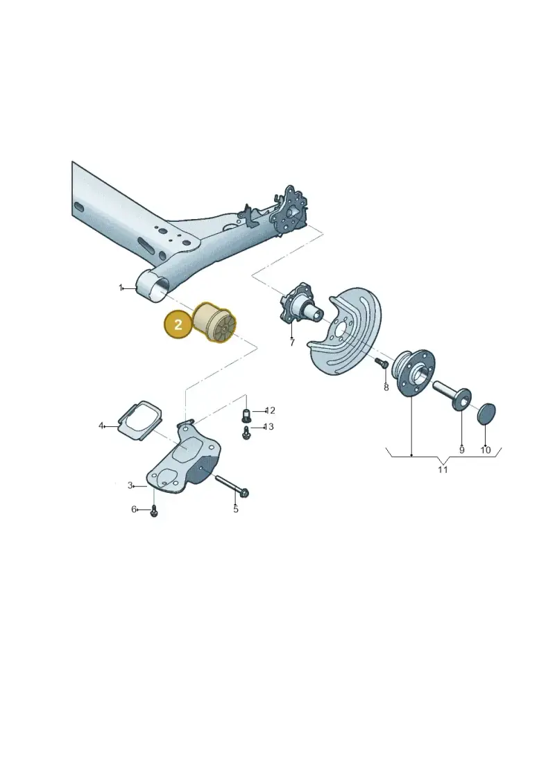 5Q0501541E — Volkswagen Jetta 1.4 (2017-2024) diagram 431500020, position 2