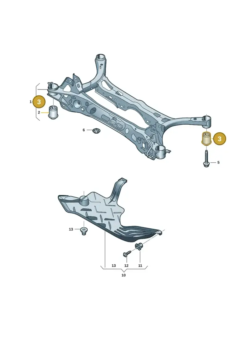 5Q0505145K — Volkswagen Tiguan 2.0 (2023-) diagram 57x505000, position 3