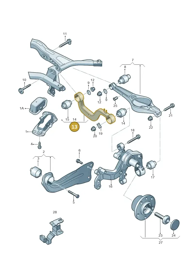 5Q0505323C — Volkswagen Beetle (2016-2019) diagram 649505050, position 13
