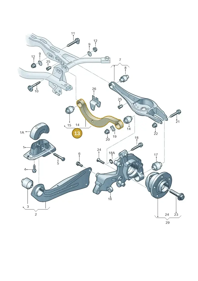 5Q0505323C — Volkswagen POLO HATCH         "ZA"06> (2005-) diagram 746505300, position 13