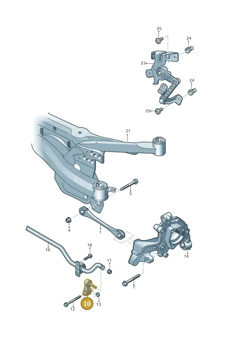 5Q0505465C — Volkswagen T-Roc BlueMotion (2017-2024) diagram 746501300, position 10