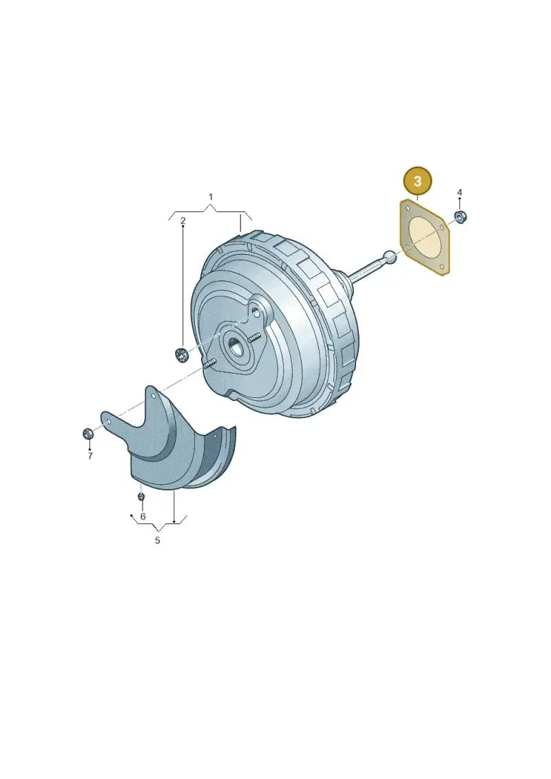 5Q0612161B — Volkswagen T-Roc convertible 1.5 (2019-2024) diagram 746612100, position 3