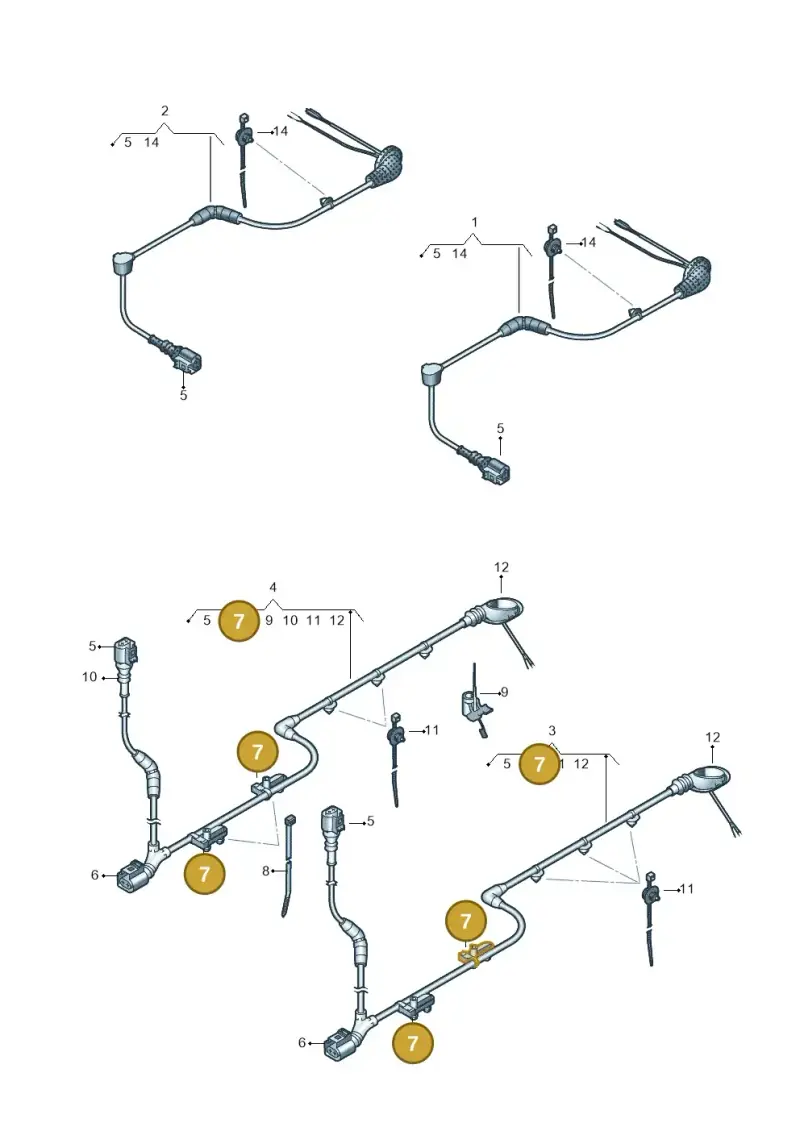 5Q0616819 — Volkswagen T-Roc convertible 1.5 (2019-2024) diagram 813927010, position 7