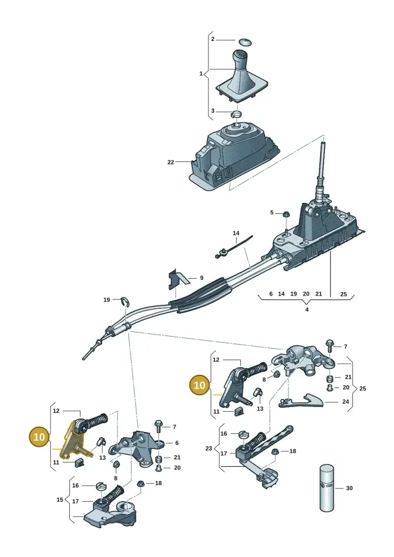 5Q0711202B — Volkswagen Caddy Maxi Kombi (2020-2024) diagram 793711301, position 10