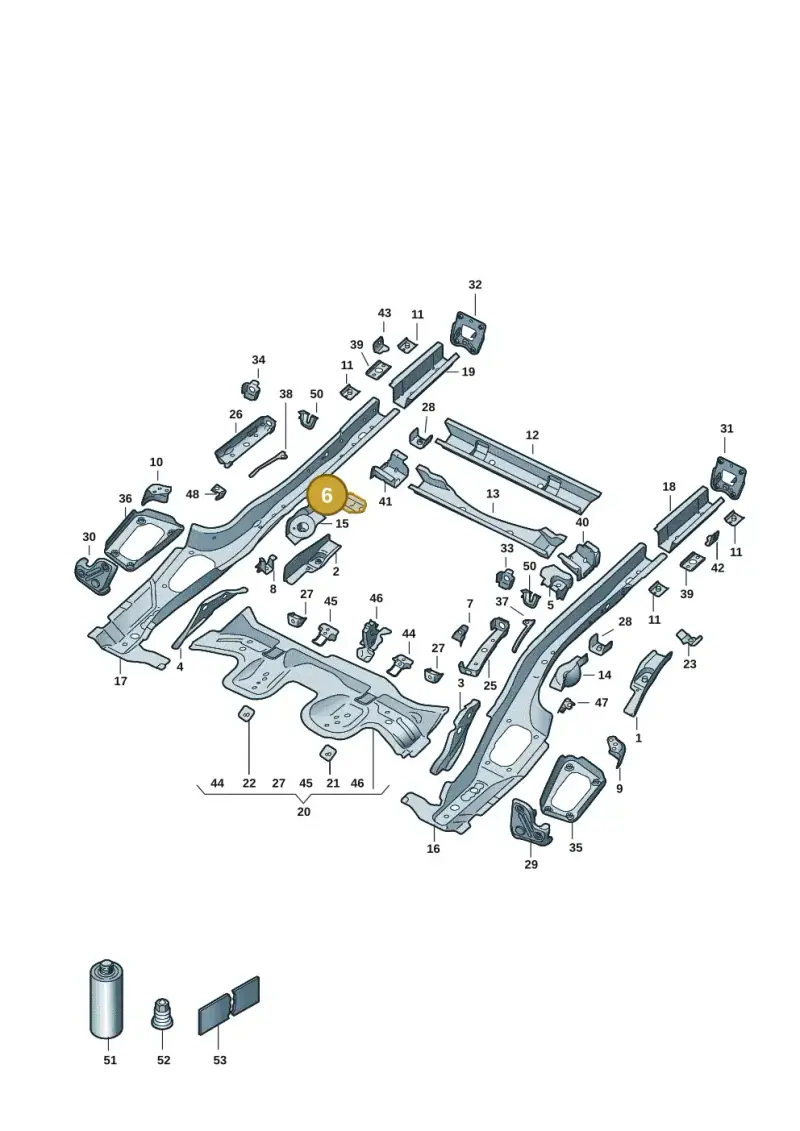 5Q0802572A — Volkswagen Golf 2.0 BlueMotion (2019-2024) diagram 5h0803012, position 6