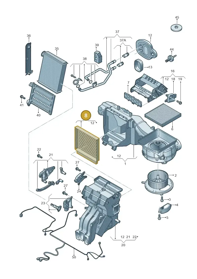 5Q0815685B — Volkswagen Caddy Maxi Kombi (2020-2024) diagram 746819100, position 8