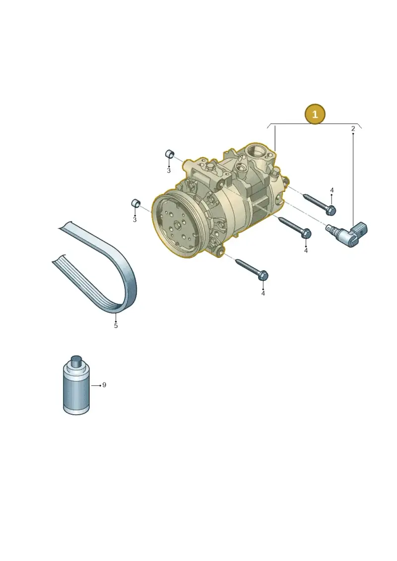 5Q0816803 — Volkswagen Caddy kombi (2015-2020) diagram 827260100, position 1