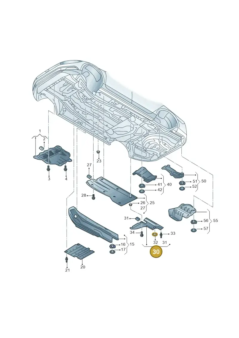 5Q0825206L — Volkswagen Bora (2018-) diagram 437825000, position 30
