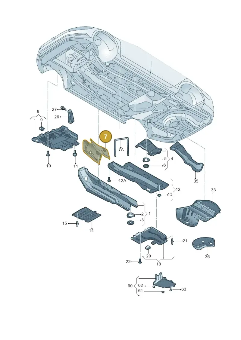 5Q0825469 — Volkswagen Lamando (2014-2022) diagram 852825000, position 7