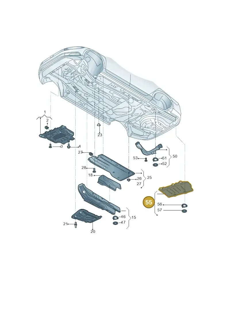5Q0825701C — Volkswagen New Lavida (2018-2023) diagram 427825100, position 55