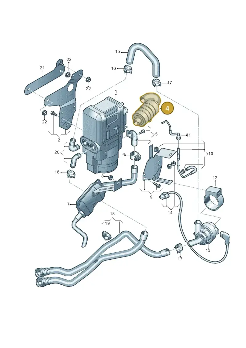 5Q0898144 — Volkswagen Atlas (2016-2023) diagram 829819700, position 4