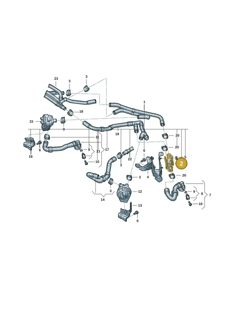 5Q0906457C — Volkswagen ID.Buzz (2022-) diagram 15a121110, position 2