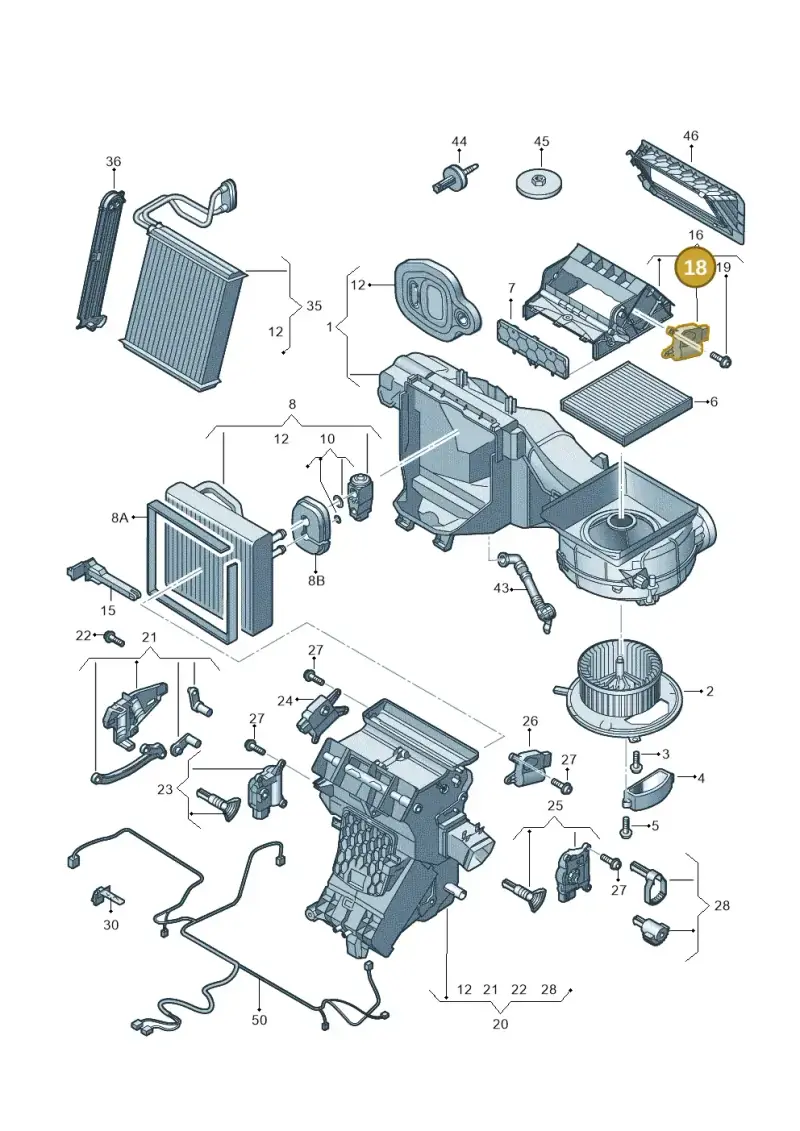 5Q0907511A — Volkswagen E-Crafter 35 (2018-2024) diagram 599820200, position 18