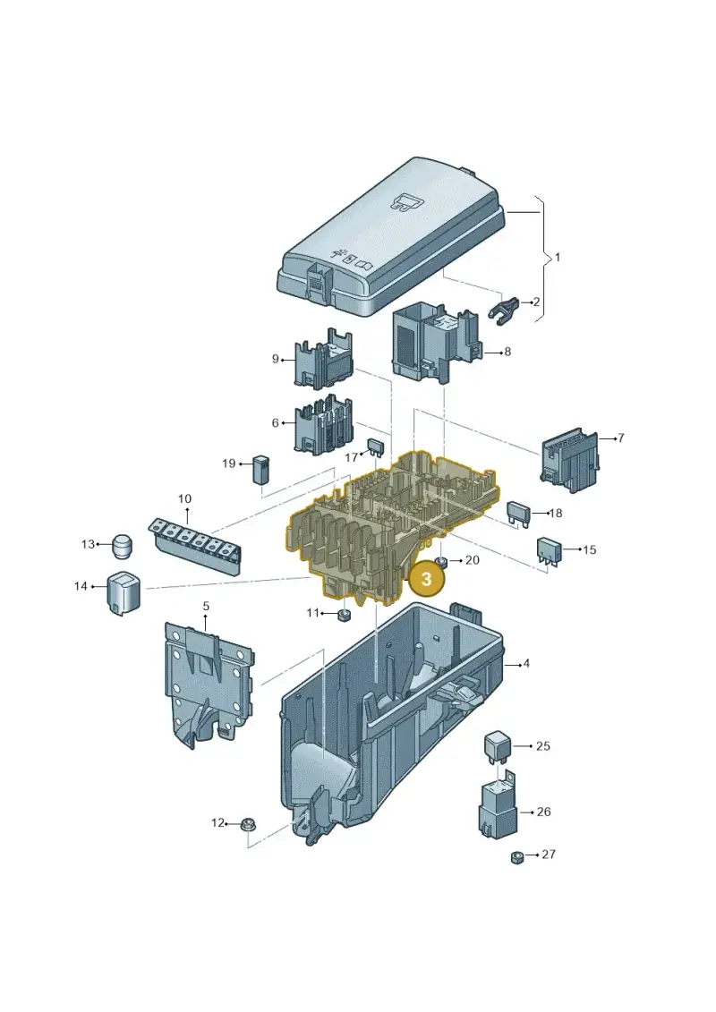 5Q0937125D — Volkswagen Tharu (2020-2020) diagram 834937200, position 3