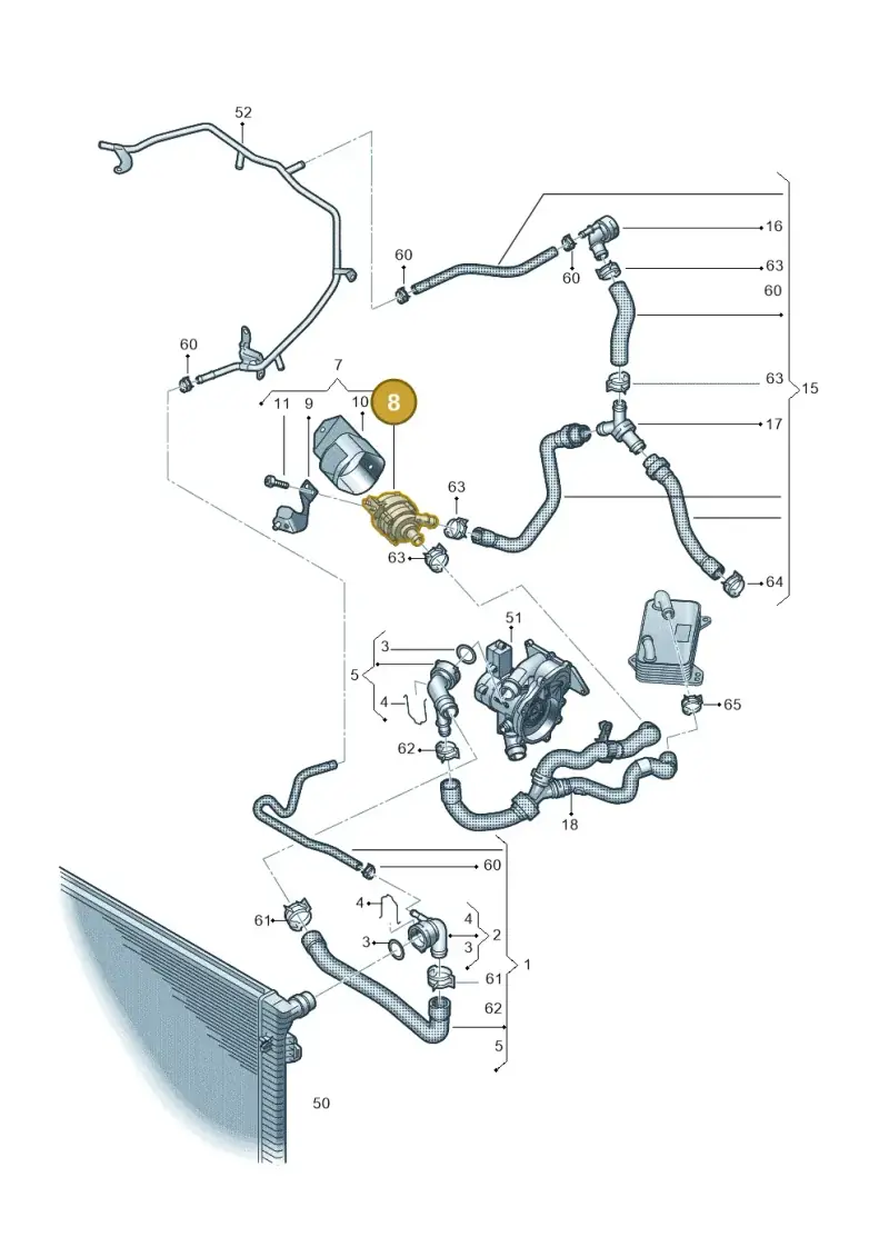 5Q0965567Q — Volkswagen Atlas Cross Sport (2023-) diagram 829121040, position 8