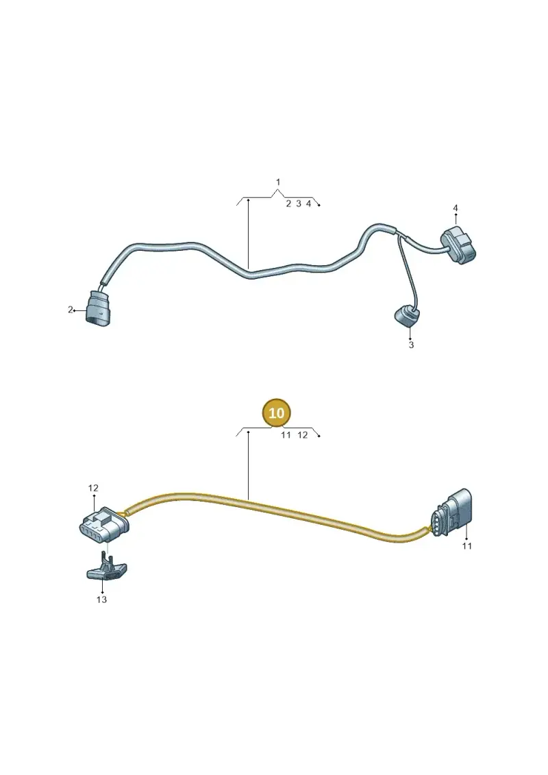 5Q0971106 — Volkswagen Golf 2.0 (2016-2020) diagram 745972500, position 10