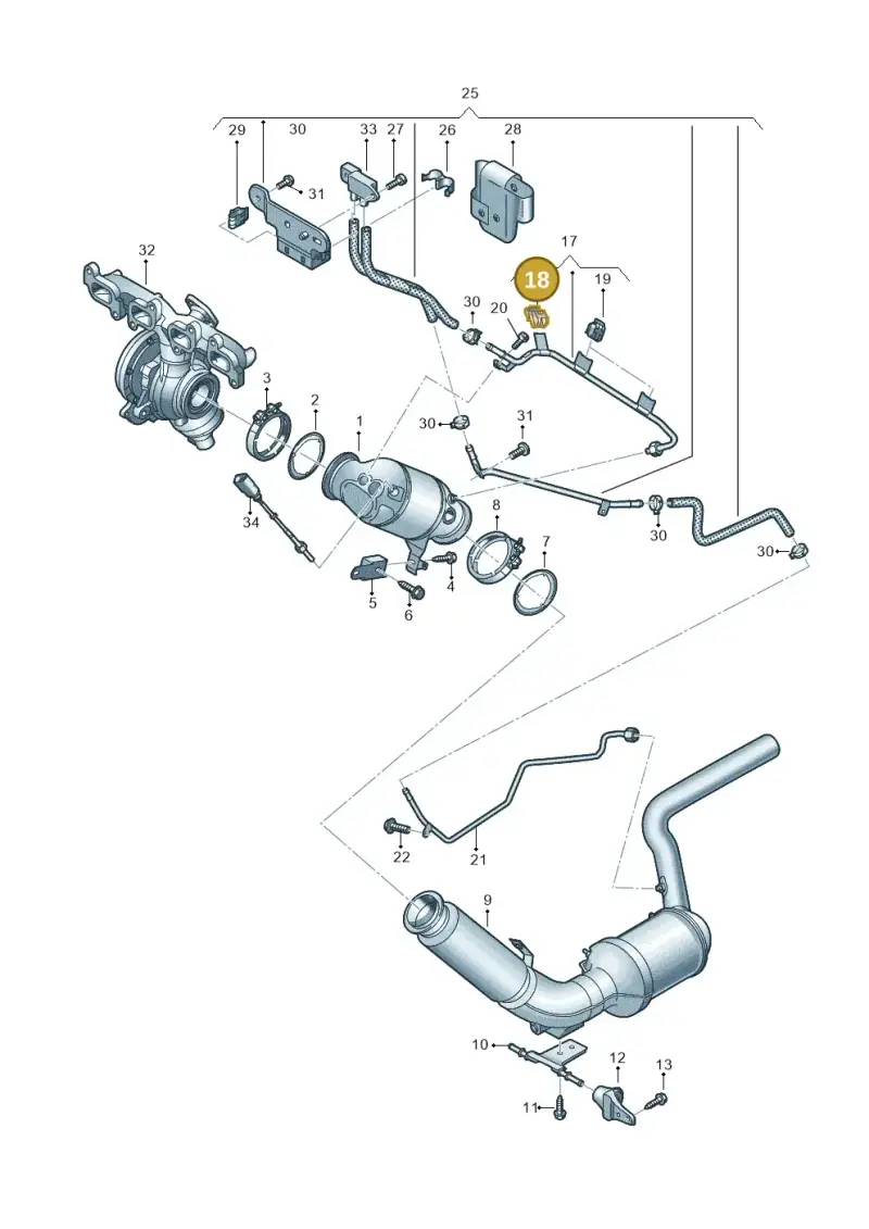 5Q0971939A — Volkswagen MAN TGE 55 (2016-2021) diagram 806253500, position 18