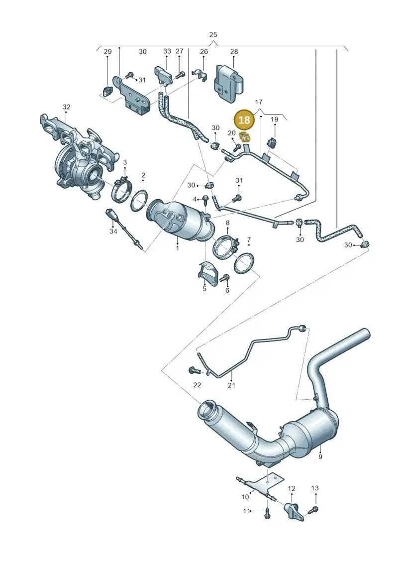 5Q0971939A — Volkswagen MAN TGE 55 (2016-2021) diagram 806253600, position 18