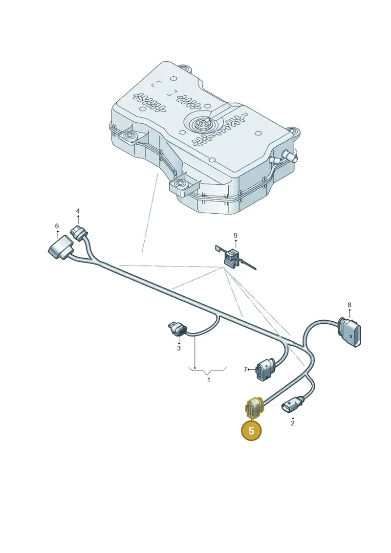 5Q0971994 — Volkswagen Amarok twin cab (2022-) diagram 894971650, position 5
