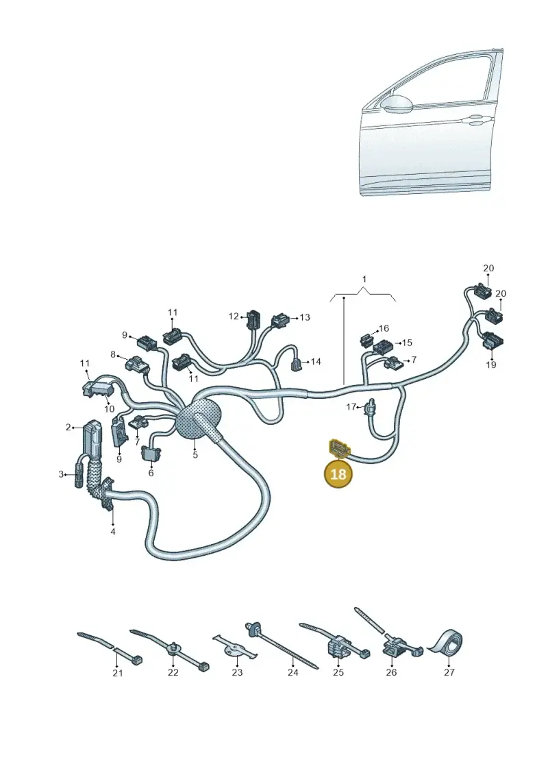 5Q0972703A — SEAT CUPRA Tavascan (2023-) diagram 20h972033, position 18