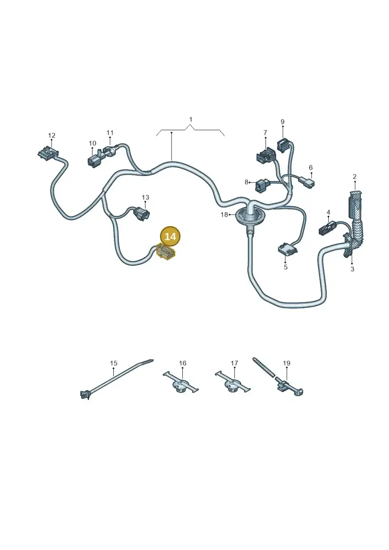 5Q0972703A — Audi Q4 Sportback (2021-2025) diagram 89a972300, position 14