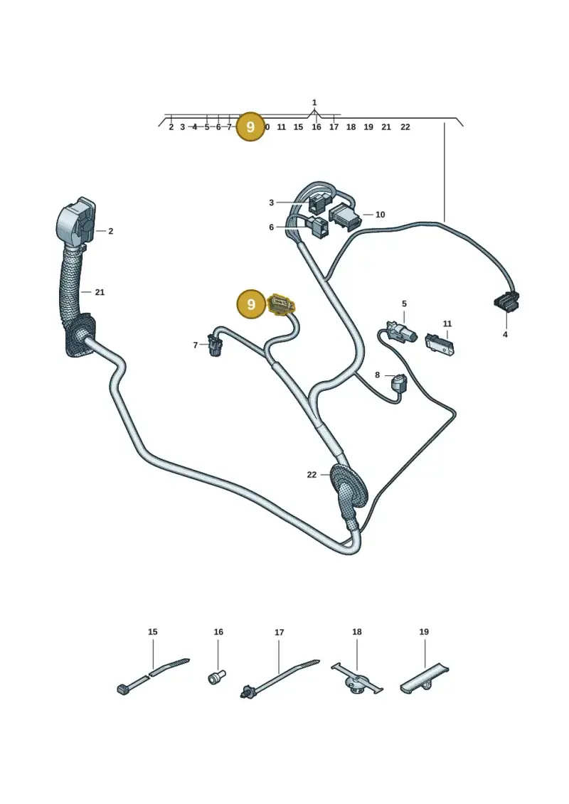 5Q0972703A — Audi Q6 e-tron (2023-2025) diagram f5s972350, position 9