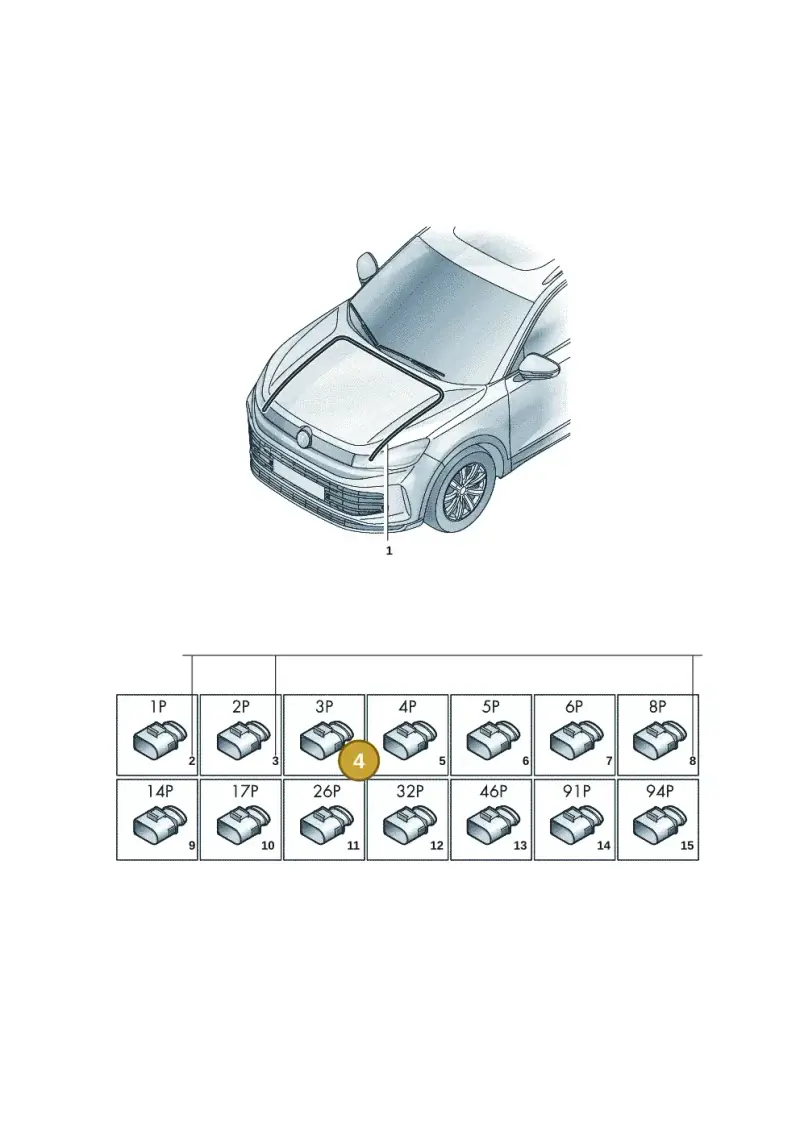 5Q0972723A — Volkswagen Tiguan 2.0 (2023-) diagram 57x971800, position 4