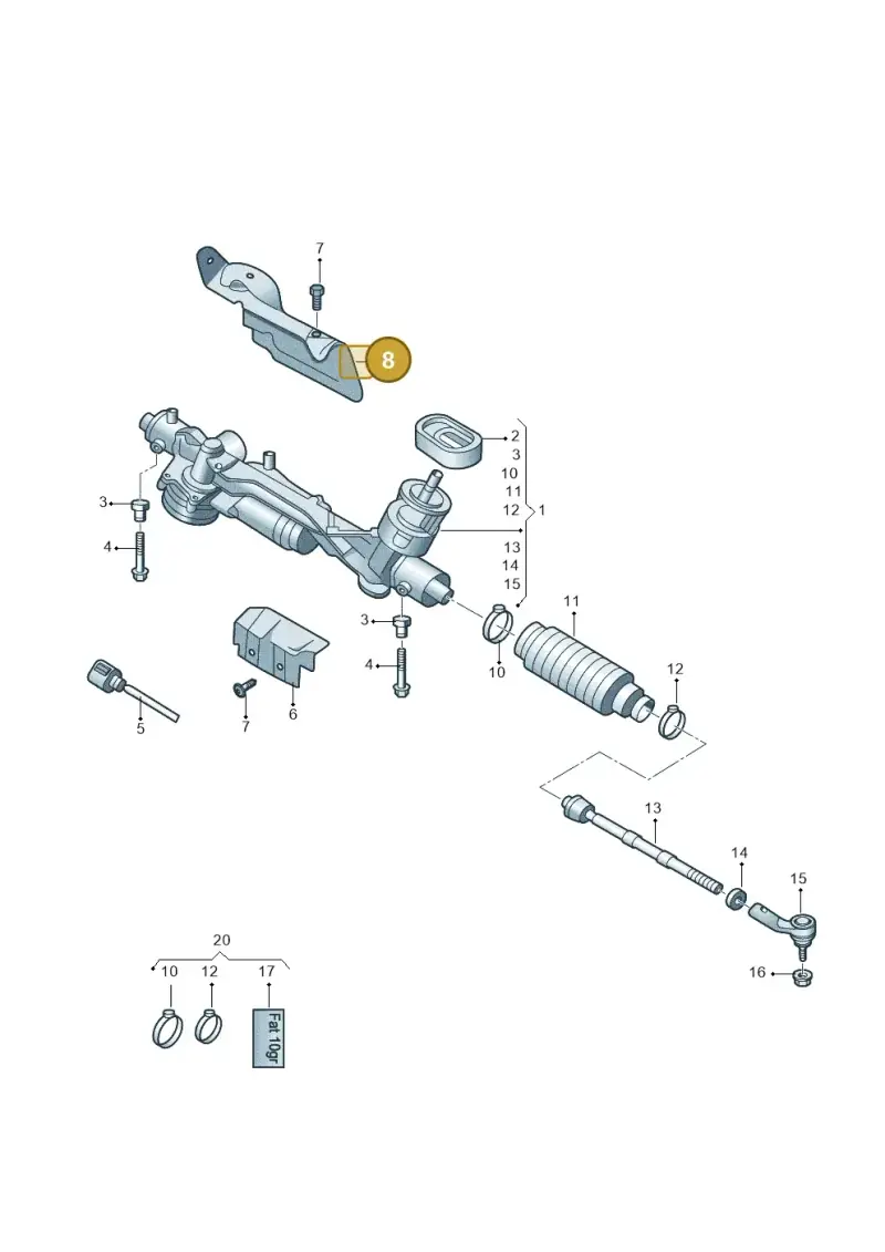 5Q1423981H — Volkswagen Tayron (2018-) diagram 769423000, position 8