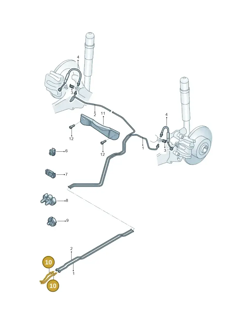 5Q1614725AA — Volkswagen Taos 1.4 (2020-2024) diagram 519611300, position 10