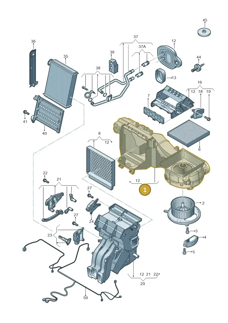 5Q1820007B — Volkswagen Tiguan 2.0 4Motion (2016-2024) diagram 746819100, position 1