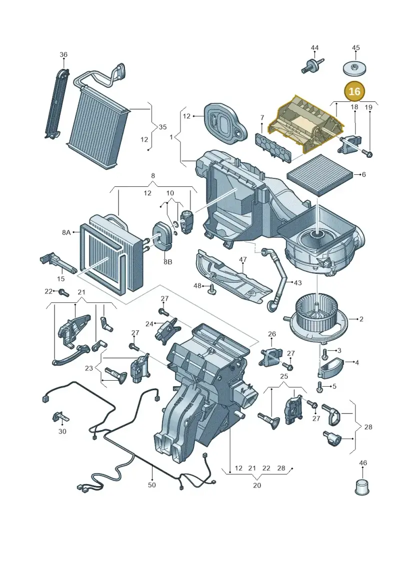 5Q1898304B — Volkswagen E-Golf (2014-2021) diagram 774820300, position 16