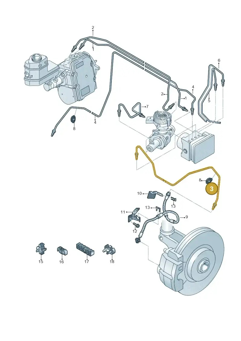 5Q2614723C — Volkswagen Golf 2.0 (2016-2020) diagram 774611250, position 3