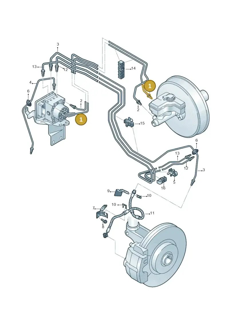 5Q2614739D — Volkswagen Golf Sportsvan 1.6 (2014-2020) diagram 745611200, position 1