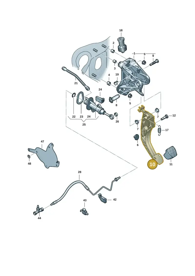 5Q2721321D — Volkswagen Caddy Maxi Kombi (2020-2024) diagram 2ka721250, position 10