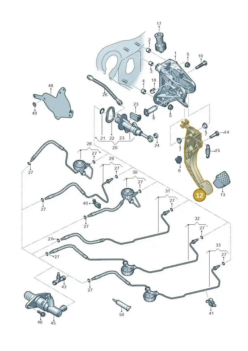 5Q2721321D — Volkswagen Arteon (2017-2023) diagram 828721250, position 12