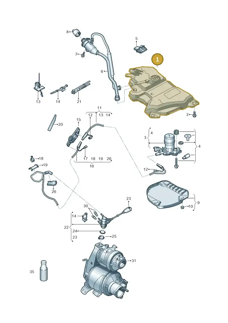 5QA131877G — Volkswagen Touran 2,0 BlueMotion (2015-2024) diagram 869253560, position 1