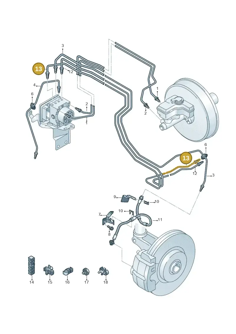 5QB614726C — Volkswagen Tiguan 2.0 4Motion (2016-2022) diagram 869611200, position 13